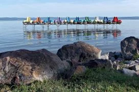 Berzsenyi utcai szabadstrand Balatonszemes