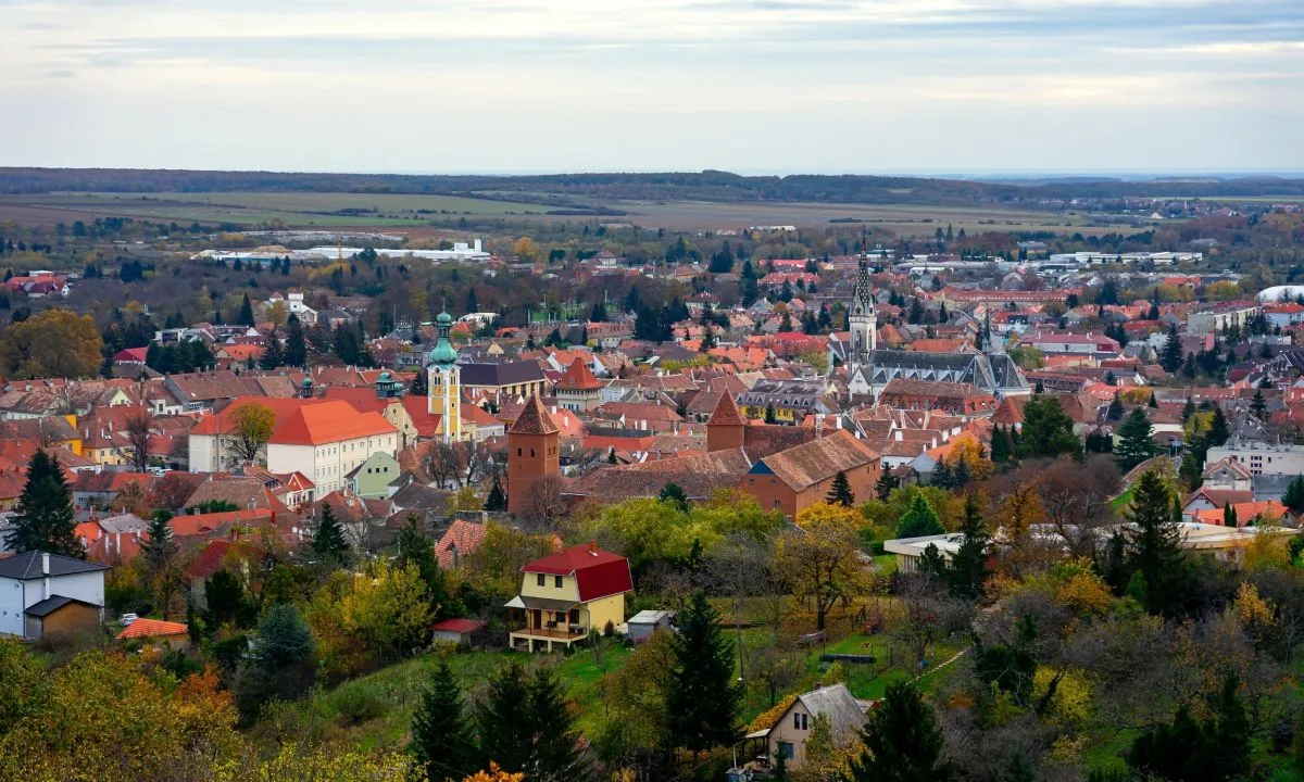 Kilátás a kőszegi Szulejmán kilátóból