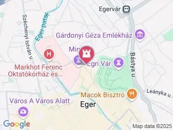 Kopcsik Marzipánia és Harangöntő-Ház Eger a térképen