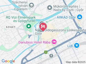 Hotel Capitulum Győr a térképen