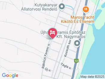 Szalánczy Vendégház Nagymaros a térképen