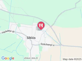 Vasúti vendéglő Siklós a térképen