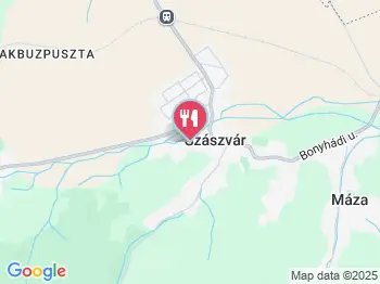 Vadrózsa Étterem Szászvár a térképen