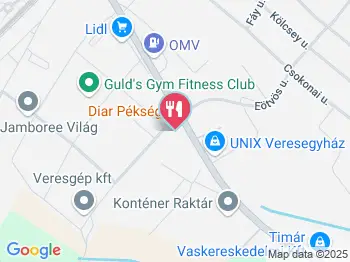 Diar Pékség Veresegyház a térképen