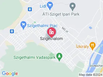 Szigethalom éttermek a térképen