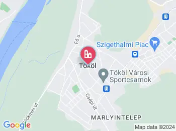 Tököl éttermek a térképen