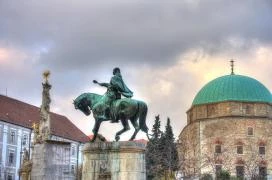 Hunyadi-szobor Pécs