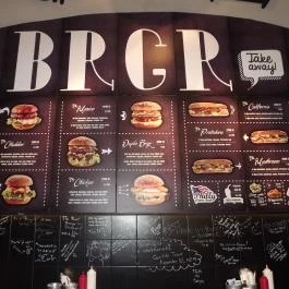 BRGR - Király utca Budapest - Étlap/itallap