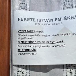 Fekete István Emlékház Gölle - Egyéb