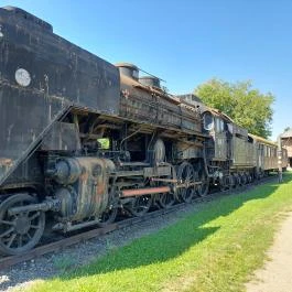 Mozdony skanzen Celldömölk - Külső kép