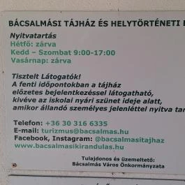 Tájház & Helytörténeti Emlékpark Bácsalmás - Egyéb