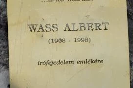 Wass Albert emlékkő Pilisszántó