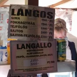 Aranyszalagos Lángos Gödöllő - Étlap/itallap