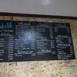 Bakelit Café Budapest - Étlap/itallap