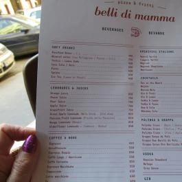 Belli di Mamma Budapest - Étlap/itallap