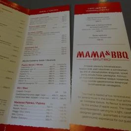 Mama & BBQ Bistro Budapest - Étlap/itallap