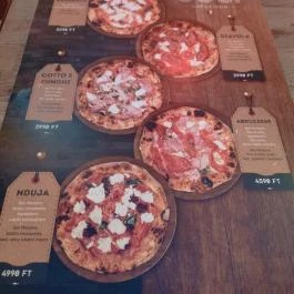 Oggi Pizzeria Napoletana Budapest - Étlap/itallap