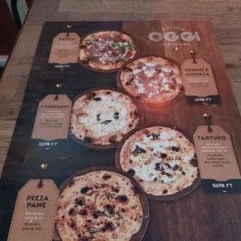 Oggi Pizzeria Napoletana Budapest - Étlap/itallap