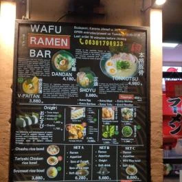 WAFU - Ramen Bar Budapest - Étlap/itallap