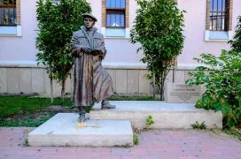 Luther Márton szobra Zalaegerszeg